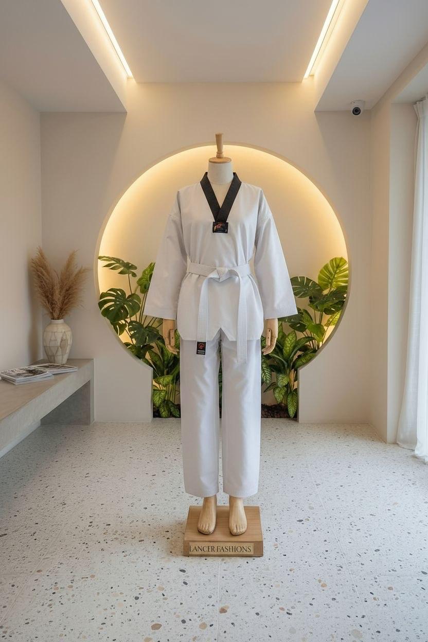 Taekwondo uniform manufacturing sample for academies and sports institutions